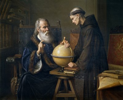 Galileo Galilei Demonstrating His New Astronomical Theories at the University of Padua by Félix Parra